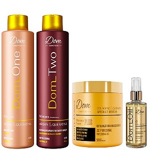 Kit Progressiva Dom Two Mascara Power Óleo Argan