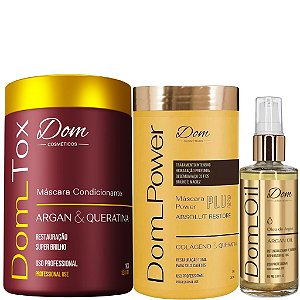 Btox Dom Tox Redução De Volume Mascara Power Plus Repair