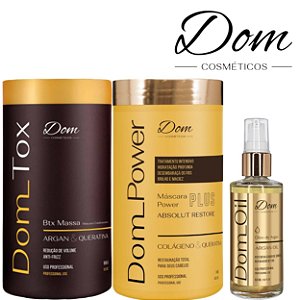 Btox Dom Tox Redução De Volume Mascara Power Plus Repair