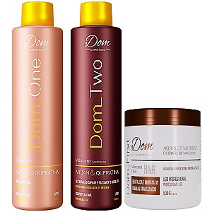 Progressiva Dom Cosméticos Two Profissional Mascara Mandioca