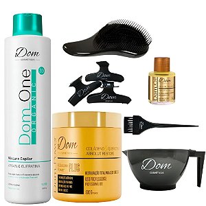 Escova Progressiva Dom One+ Máscara Power Oil Argan 60ml