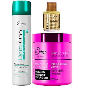 Progressiva Dom One Orgânica Sem Formol Mascara Extreme Oil