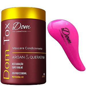 Btox Capilar Reduz Volume Dom Tox Profissional Escova Mágica