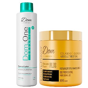 Progressiva Dom One Sem Formol Orgânica Máscara Power