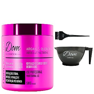 Máscara Extreme Cumbuca e Pincel Dom Cosméticos