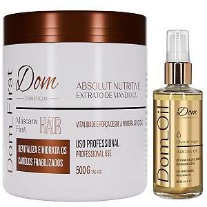 Máscara Dom First Mandioca Argan Oil