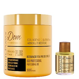 Máscara Dom Power Plus Restauração Argan Oil