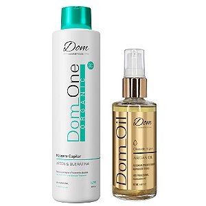 Escova Progressiva Dom One Orgânica Sem Formol Óleo de Argan