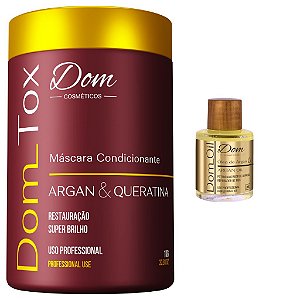 Btox Capilar Reduz Volume Dom Tox Profissional Oil