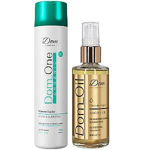 Dom One Escova Progressiva Orgânica Sem Formol Óleo de Argan