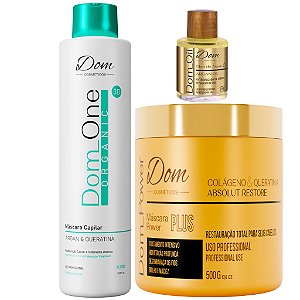 Progressiva Dom One Orgânica Sem Formol Máscara Power
