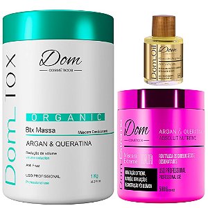 Btox Dom Tox Orgânico Reduz Volume Máscara Extreme Oil