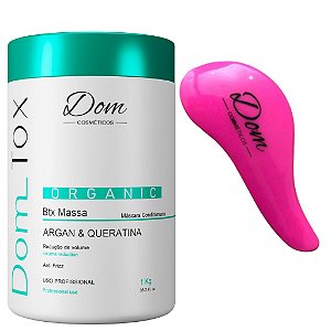 Btox Orgânico Dom Tox Reduz Volume 1kg Escova Mágica