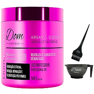 Máscara Dom Extreme Cosméticos Cumbuca e Pincel