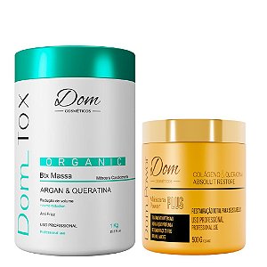 Btox Dom Tox Sem Formol Orgânico Reduz Volume Máscara Power