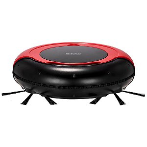 Aspirador Robô de Pó Multilaser HO041 3 em 1 Bivolt 30W - Vermelho/Preto