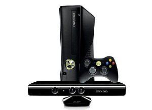 Xbox 360 Slim 4gb + 2 Controles + 2 Jogos