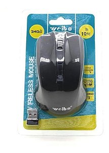 Mouse Óptico Sem Fio Pra Notebook E Pc's Weibo