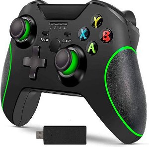 Controle Joystick Sem Fio Para XBox One Dupla Vibração