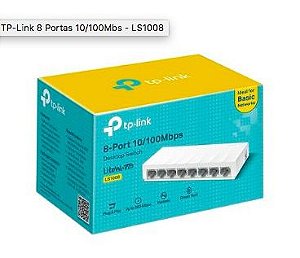 Switch de Mesa TP-Link 8 Portas 10/100Mbs - LS1008 tp link