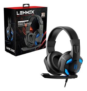 Fone De Ouvido Headset Gamer Led Plug 3.5mm Usb Lehmox Gt-f6