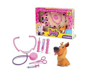 Judy Veterinária - Kit Brinquedo Pet Shop Infantil Original