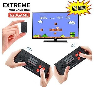 Video game retro 20 mil jogos 2 controles sem fio estilo playstation -  Zapach - Eletrônicos e Beleza