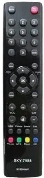 Controle Remoto Rc3000m01 P/ Tv Lcd Philco Tv Ph32e Sky7988