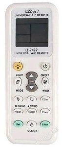 Controle Remoto Universal Para Ar Condicionado Split Le-7429