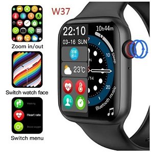 Smart Watch W37 Serie 7 Original Bluetooth Monitor Nf
