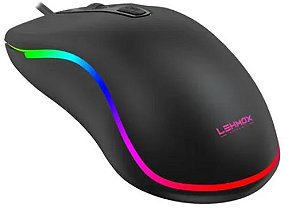 Mouse Gamer Com LED RGB LEHMOX GT-M6