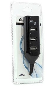 Hub USB 2.0 com 4 portas Knup HB-T56