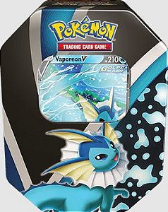 Lata Pokémon Evolução Eevee - Vaporeon V Lançamento