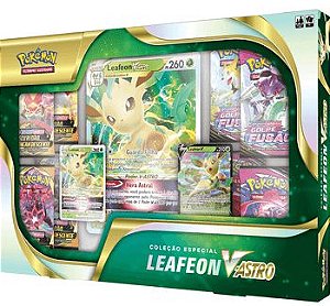 Box Pokémon Leafeon V Astro lançamento