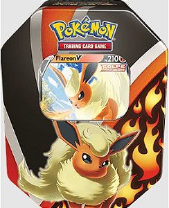 Lata Pokémon Evolução Eevee - Flareon V Lançamento