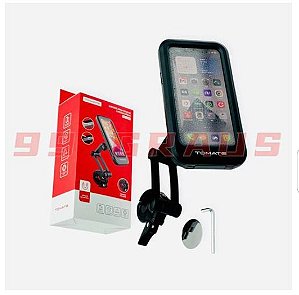 SUPORTE DE CELULAR ATÉ 6.50 POLEGADAS PROVA DA ÁGUA PARA MOTO BICICLETA TOMATE MTG-016D