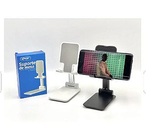 Suporte de Mesa Universal Dobrável Em Liga De Alumínio para celular e Tablet Knup KP-SP200