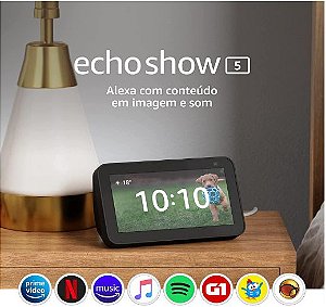 Echo Show 5 (2ª Geração): Smart Display de 5" com Alexa e câmera de 2 MP