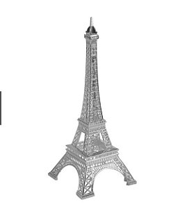 Torre Eiffel decorativa Paris 25CM - metalica