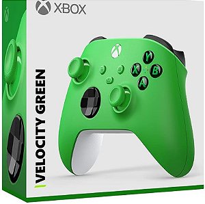 CONTROLE SEM FIO XBOX - VELOCITY GREEN