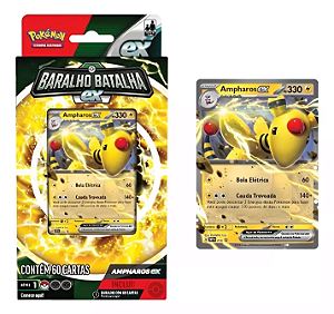 Baralho De Batalha Lucario Ex ou Ampharos ex- 60 Cartas Copag