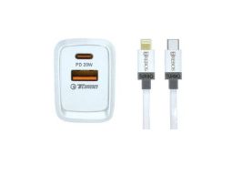 Kit Carregador Pd 20W + USB Turbo 3.0 + Cabo PD Lightining - Hrebos - HS-510 Ci