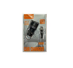 Carregador Veicular 3.1a Car Charger 2 Saidas Usb L01-2 IOS