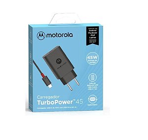 Carregador Motorola Turbo Power 45w - Cabo Usb-c
