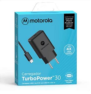 Carregador Motorola Turbo Power 30w sjsc57