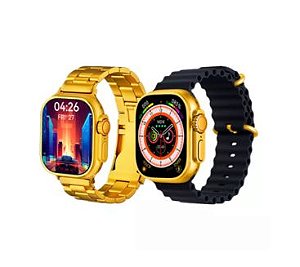 Smartwatch Js Ultra 9 Edição Especial Gold