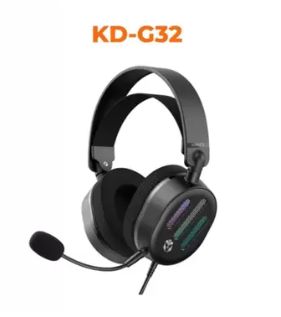 Fone Headset Gamer Microfone Luz Rgb Kd-g32