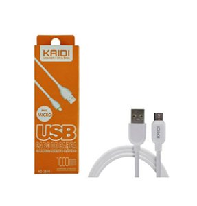 Cabo Kaidi Carregador USB 1Metro para Micro- V8 KD-308