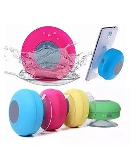 Mini Caixa De Som H´MASTON Sem Fio A Prova D'água Com Ventosa Bluetooth