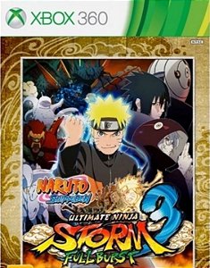 Naruto Shippuden Ultimate Ninja Storm FullBurst 3 Xbox 360